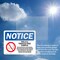 Signmission Tobacco Free Campus OSHA Notice Sign, Plastic, 14in W x 10in L, 2PK OS-2PACK-NS-P-1014-L-16734 - alternate 3